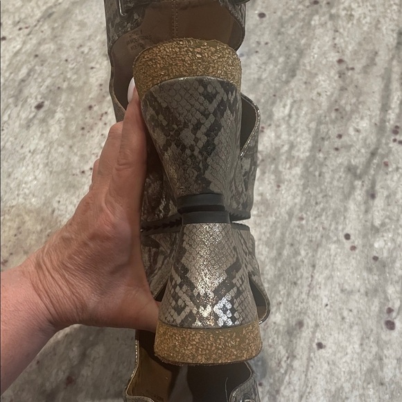 Cork’s Calypso Snake Print Wedge Sandals - Picture 6 of 7